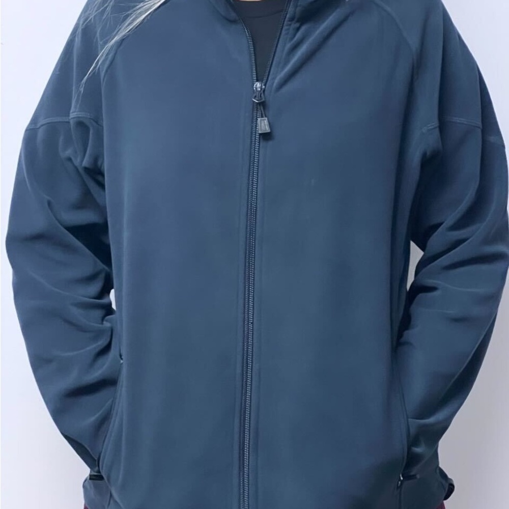 Ash City North End Ladies full zip micro fleece jacket small midnight navy